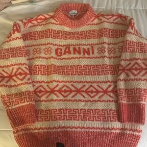 Ganni 100% wool sweater